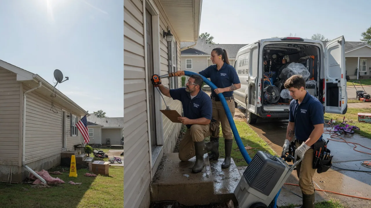 Ceiling Water Damage Restoration in Woodbine, KS near me