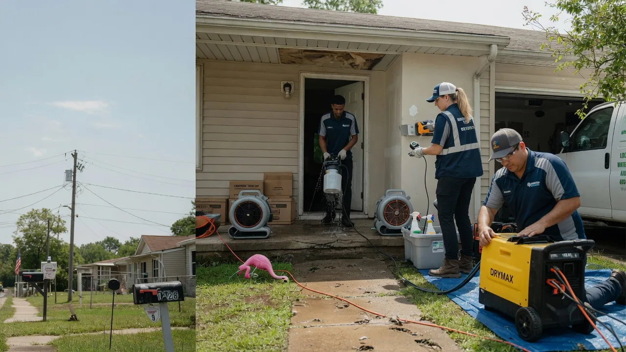 Storm Damage Water Removal in Woodbine, KS near me